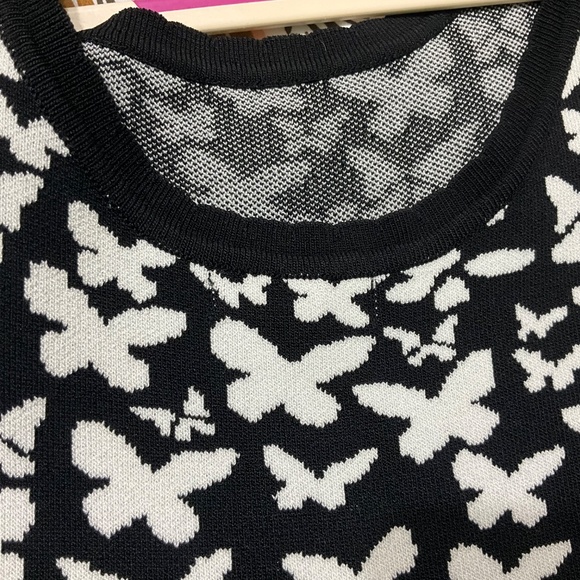 RW&W  Knitted dress，Size M，black and white - Picture 4 of 4